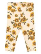 Petit Piao Legging Printed Kräm