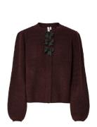 YAS Yasbonsa Ls Knit Cardigan S. Brun