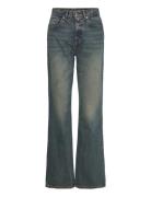 Hope Beat Jeans Mid Blue Dirty-31 Marinblå