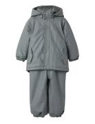 Lil'Atelier Nmmladry10 Set Aop Fo Lil Grå