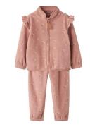 Lil'Atelier Nmflaspektra Fleece Set Aop Lil Rosa