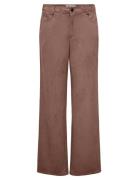 ONLY Onlisi Life Mw Str Faux Suede Pant Zlo Brun