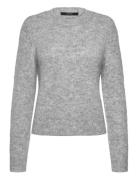 Vero Moda Vmnovah Ls O-Neck Pullover Ga Noos Grå