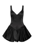 Bardot Oria Bubble Mini Dress Svart