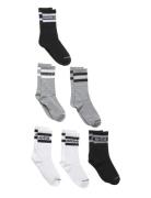 Converse 6W-6Pk Crew Sock Svart