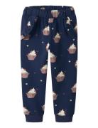 Name It Nmfnaya Sweat Pant Bru Marinblå