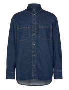 Lexington Clothing Over D Denim Shirt Blå