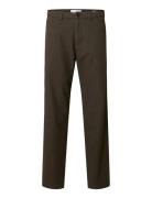 Selected Slh175-Slim Miles Brushed Pants W Noos Brun