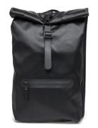 Rains Rolltop Rucksack W3 Svart