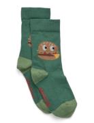 Melton Burger Socks Grön