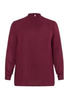 Kaffe Curve Kctrudi Blouse Röd