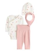 Lindex Set 4 Pcs Wrap Body Leggings C Rosa