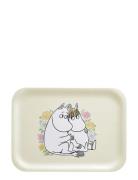 Muurla Moomin Tray Flowers 27X20Cm Kräm