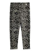 Mini Rodini Leopard Aop Brushed Jersey Leggings Grå