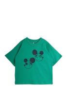 Mini Rodini Ritzratz Emb Ss Tee Grön