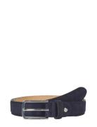 Howard London Suede Leather Belt Jack Marinblå