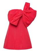 Bardot Bella Bow Mini Dress Röd