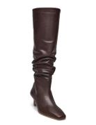 ALOHAS Kalila Leather Boots Brun