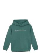 Daily 7 Hoodie Backprint Grön
