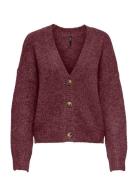 ONLY Carmakoma Carzoey L/S Cardigan Knt Noos Burgundy