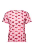 Hunkøn Lips T-Shirt Rosa