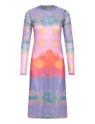 Hunkøn Devon Mesh Dress Rosa