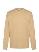GANT Reg Shield Ls T-Shirt Gul