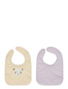 OYOY MINI Lun Lun Panda Bib - Pack Of 2 Beige