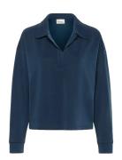 My Essential Wardrobe Hellemw Polo Blouse Blå