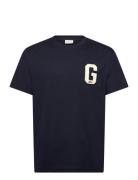 GANT G Badge Ss T-Shirt Marinblå