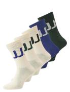 Jack & J S Jackai Tennis Socks 5 Pack Jnr Blå