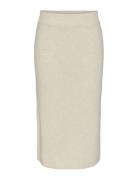 YAS Yasassi Hw Midi Knit Skirt S. Noos Vit