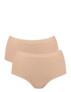 Sloggi Sloggi Go Sense Highwaist 2P Beige