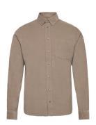 Casual Friday Cfanton Ls Bd Baby Cord Shirt Beige