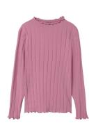 Name It Nkfnoline Ls Slim Top Noos Rosa
