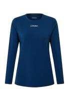 Berghaus Bg Berghaus Delta Ls Tee Af Marinblå
