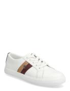 Lauren Ralph Lauren Janson Ii Color-Blocked Leather Sneaker Vit