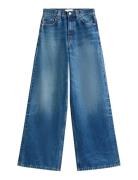 Tommy Hilfiger Dnm Kris 70S Wide Leg Hw Blå