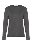 Soft Rebels Srmarla O-Neck Knit Roll Edge Grå