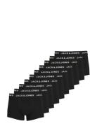 Jack & J S Jacsolid Trunks 10 Packs Svart