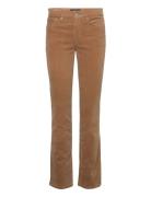 Lauren Ralph Lauren Stretch Corduroy Mid-Rise Straight Pant Beige