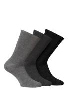 Alpacasocks&Co Knitted Merino Socks In 3-Pack Mixed Multi/patterned