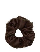 Becksöndergaard Luster Bead Scrunchie Brun