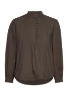 Soft Rebels Srtiffany Blouse Khaki Green