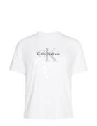 Calvin Klein Jeans Hero Ss Classic Monologo Cneck T Vit