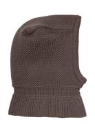 Huttelihut Balaclava Wool Knit Windstop Brun