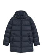 GANT Active Cloud Mid Length Jkt Blå
