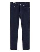 GANT Reg Cord Jeans Marinblå