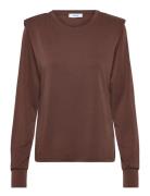 Minus Msenja Long Sleeve Modal Top Brun