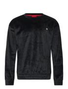 HUGO Velvet Sweatshirt Svart